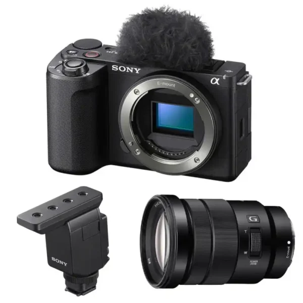 SONY ZV-E10 II + 18-105/4 PZ + MICRO SONY B10