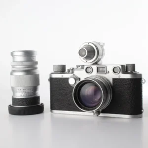 LEICA III-F+ 50MM F/2+90MM F/4 +VISEUR 1955